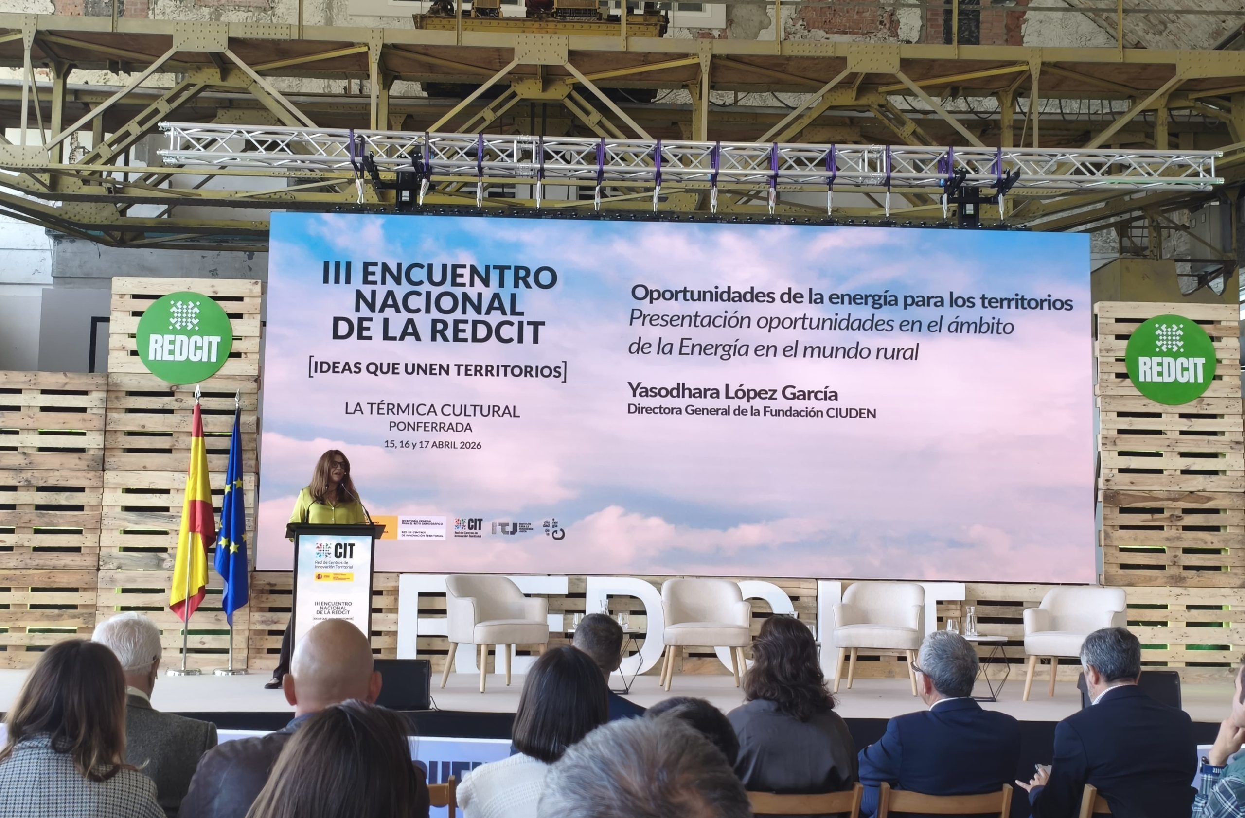 III Encuentro Nacional de la red CIT – Presentación «Oportunidades de la energía en el mundo rural» por la DG de la Fundación Ciudad de la Energía – CIUDEN, F.S.P. ,  Yasodhara López