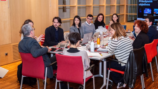 Francesc Boya, Secretario General de Reto demográfico, visita el Nodo Central de la Red CIT